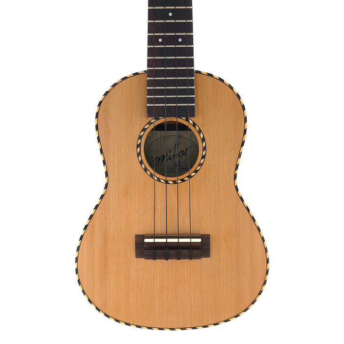 Millar CD-240W Massive Zeder/Palisander Konzert Ukulele (#0608219) Decke