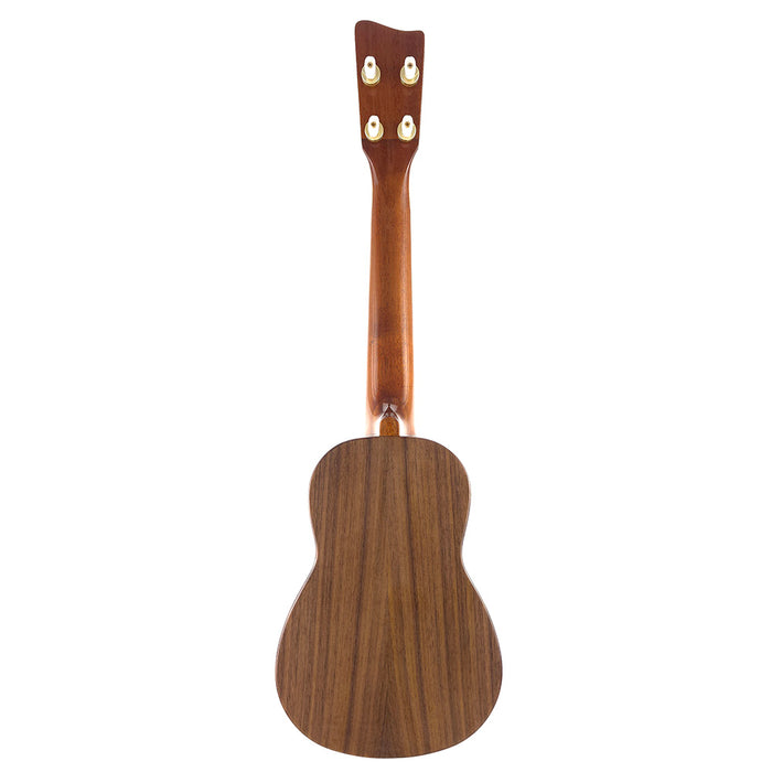Millar Custom Sopran Longneck Ukulele (Bearclaw Spruce/ Black Walnut) #008 Rückseite