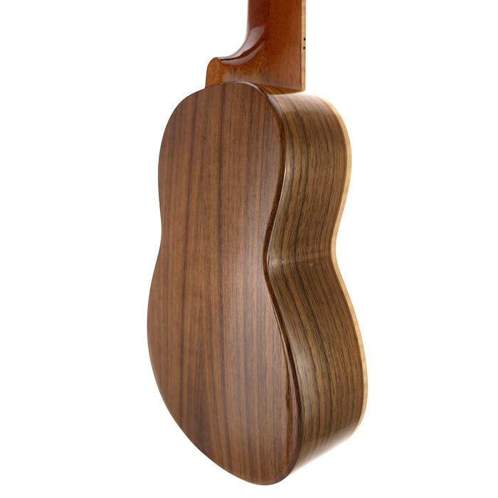 Millar Custom Sopran Longneck Ukulele (Bearclaw Spruce/ Black Walnut) #008 hinten rechts