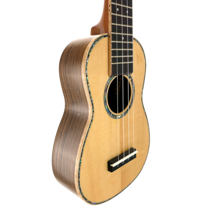 Millar Custom Sopran Longneck Ukulele (Bearclaw Spruce/ Black Walnut) #008 links