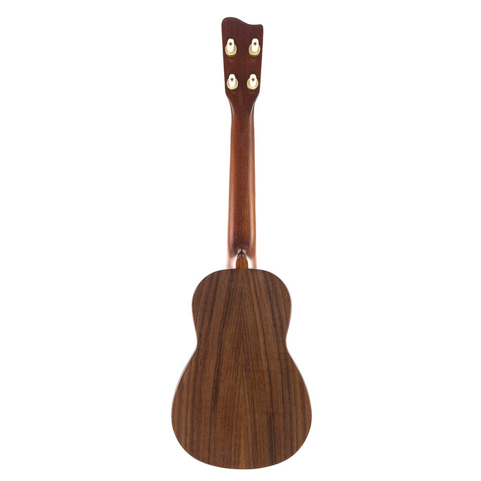 Millar Custom Sopran Longneck Ukulele aus Bearclaw Spruce und Black Walnut #009