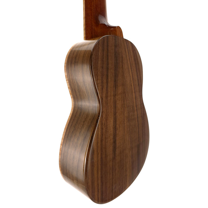 Millar Custom Sopran Longneck Ukulele aus Bearclaw Spruce und Black Walnut #009