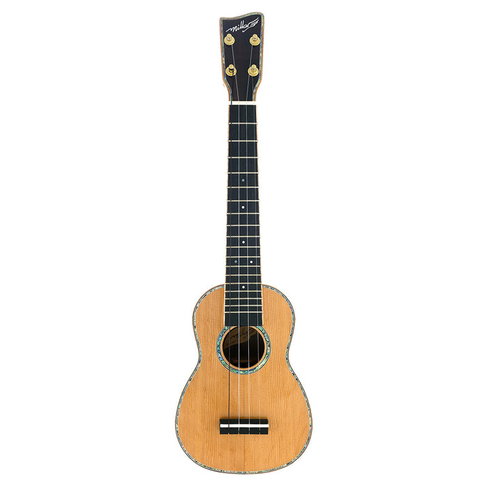 Millar Custom Sopran Longneck Ukulele (Bearclaw Spruce/ Black Walnut)