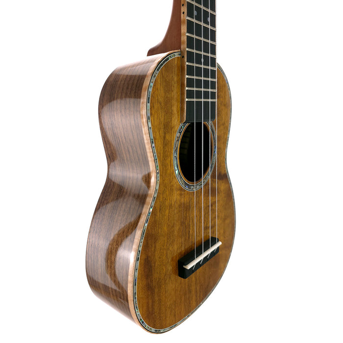 Millar Custom Sopran Longneck Ukulele (Camphorwood / Black Walnut) links
