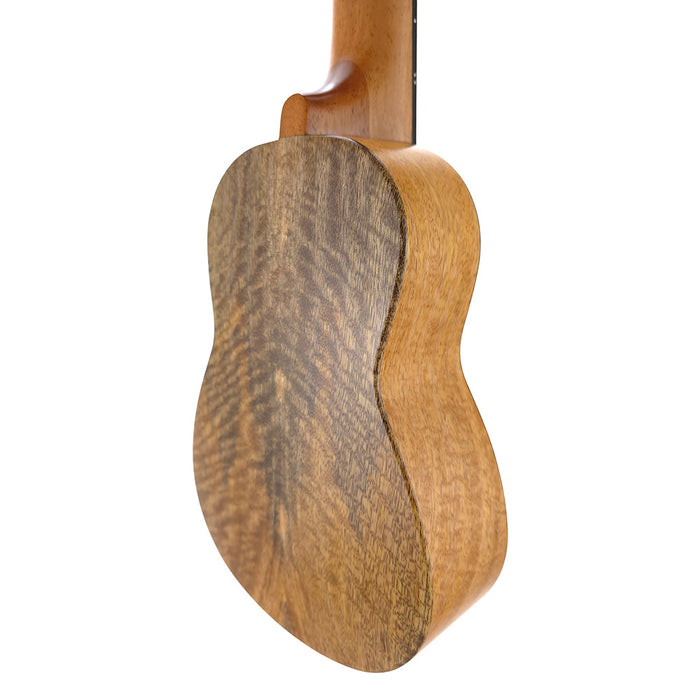 Millar MG-210L Massives Mango Sopran Longneck Ukulele (#2509181) Korpus hinten rechts