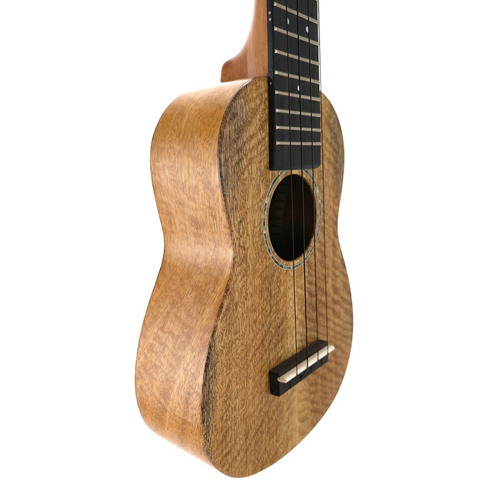 Millar MG-210L Massives Mango Sopran Longneck Ukulele (#2509181) Korpus links