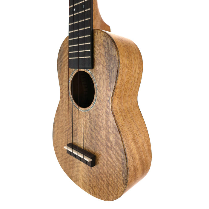 Millar MG-210L Massives Mango Sopran Longneck Ukulele (#2509181) Korpus rechts