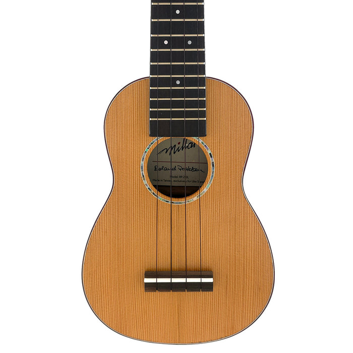 Millar Roland Prakken Signature Sopran Longneck Ukulele #22 Decke