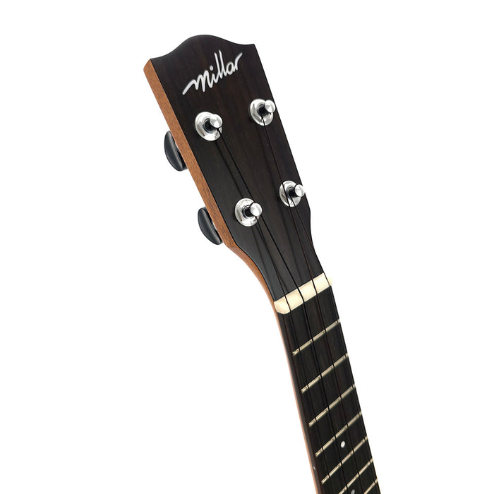 Millar Roland Prakken Signature Sopran Longneck Ukulele #23 Kopfplatte