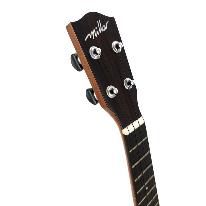 Millar Roland Prakken Signature Sopran Longneck Ukulele #24 Kopfplatte