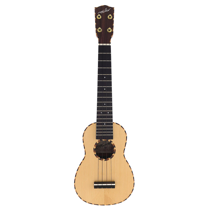 Millar SP-210L Massive Fichte/Akazie Sopran Longneck Ukulele #24981806