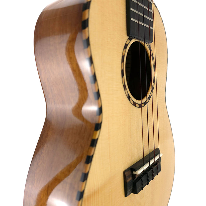 Millar SP-240 Massive Fichte/Akazie Konzert Ukulele #2511261 binding links