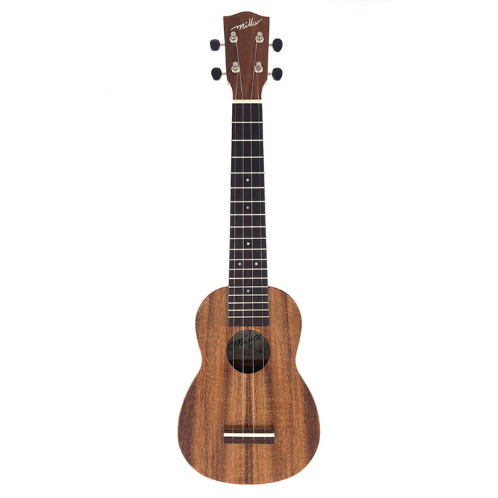 Millar TA-210LG Massive Akazie Sopran Longneck Ukulele 