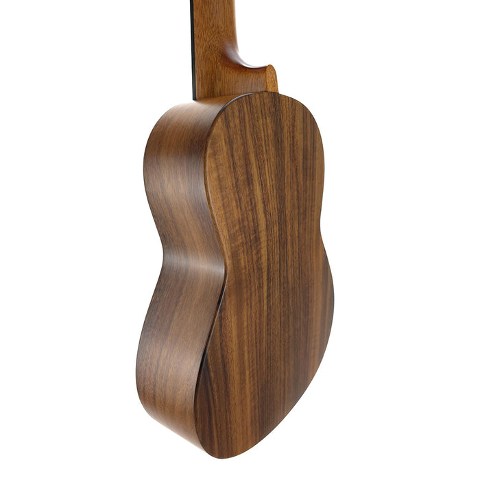 Millar TA-260 Massive Akazie Tenor-Ukulele (#2509183) Korpus hinten links
