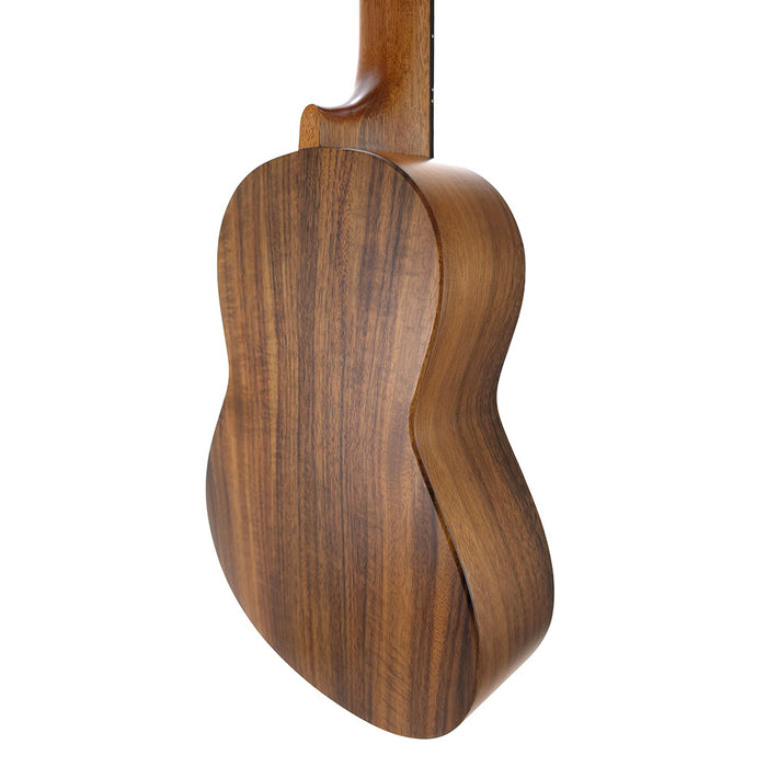 Millar TA-260 Massive Akazie Tenor-Ukulele (#2509183) Korpus hinten rechts