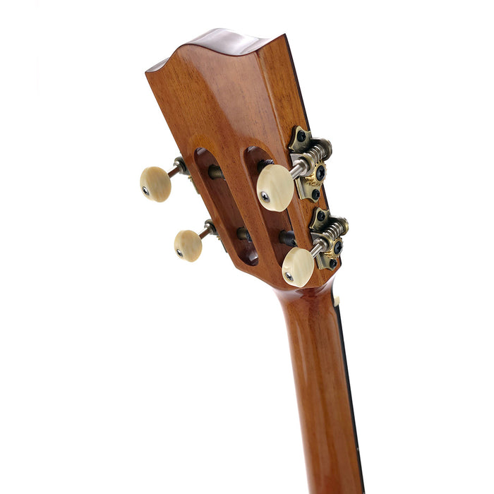Millar TK-260W Massives Hinoki/Palisander Tenor-Ukulele (#06082212) Kopfplatte Rückseite