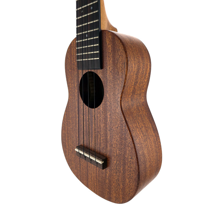 Millar TM-210L Massive Mahagoni Sopran Longneck Ukulele rechts