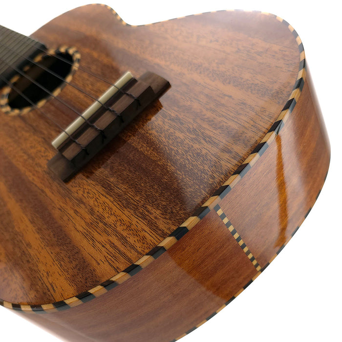 Millar TM-240WG Massiv Mahagoni Konzert-Ukulele (#27101) Detail