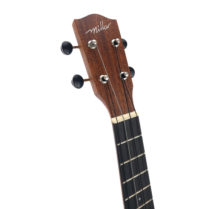 Millar TM-260 Tenor-Ukulele aus massivem Mahagoni