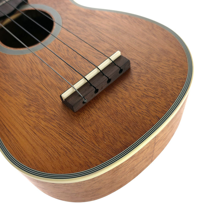 Millar TM-210LL Sopran Longneck Ukulele aus massivem Mahagoni