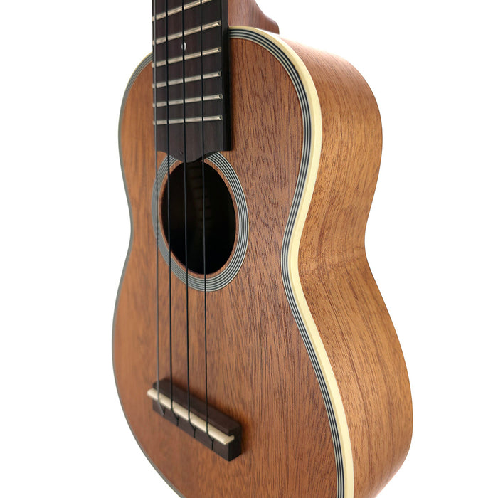 Millar TM-210LL Sopran Longneck Ukulele aus massivem Mahagoni