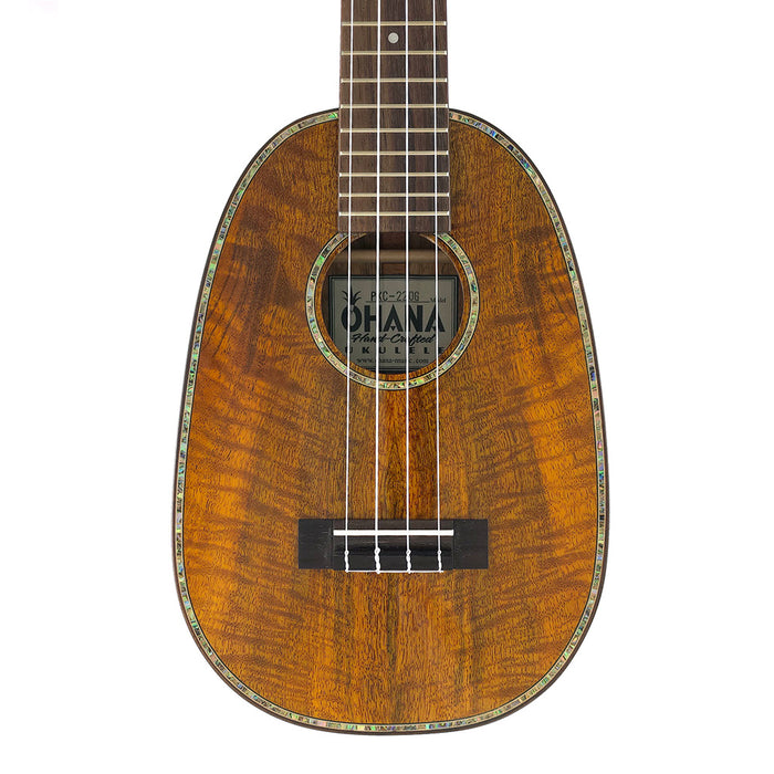 Limited Edition Ohana Solid Mango Pineapple Konzert-Ukulele PKC-220G 