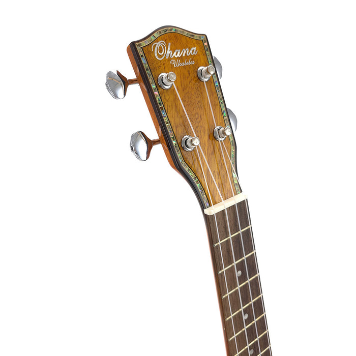Limited Edition Ohana Solid Mango Pineapple Konzert-Ukulele PKC-220G 