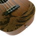 Ohana Great Wave Konzert Ukulele Gravur detail