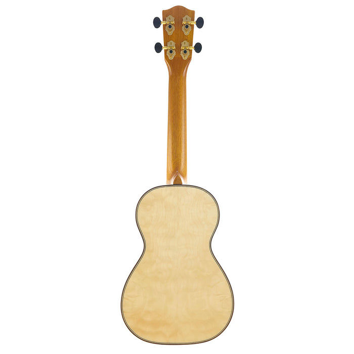 Ohana Quilted Eucalyptus Limited Edition Konzert (CK-150QEL) Rückseite