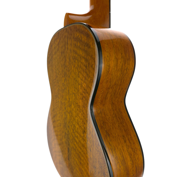 Ohana Solid Mango Limited Edition Konzert Ukulele (CK-220G) #2602241 Binding Rückseite