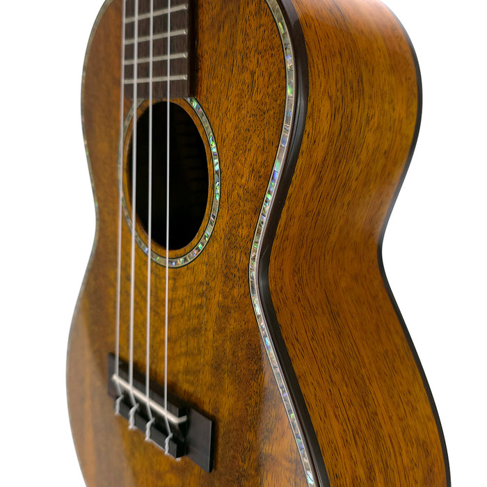 Ohana Solid Mango Limited Edition Konzert Ukulele (CK-220G) #2602241 Binding