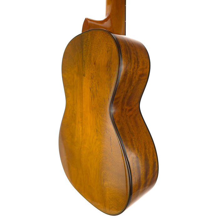 Ohana Solid Mango Limited Edition Konzert Ukulele (CK-220G) #41144 hinten rechts
