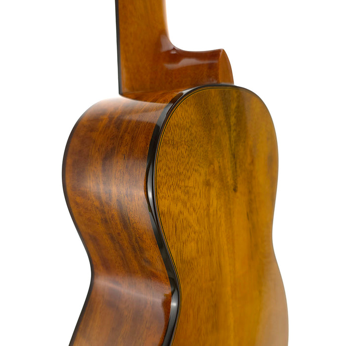 Ohana Solid Mango Limited Edition Konzert Ukulele (CK-220G) #41144 Binding Boden