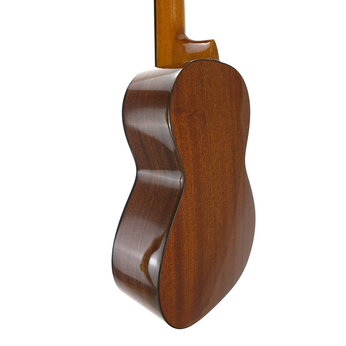 Ohana Solid Mahogany Konzert Ukulele (CK-35G) hinten links