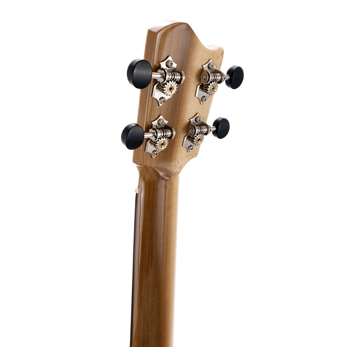 Ohana Custom Shop Cedar/Flamed Maple Tenor (DT-PCM) head detail