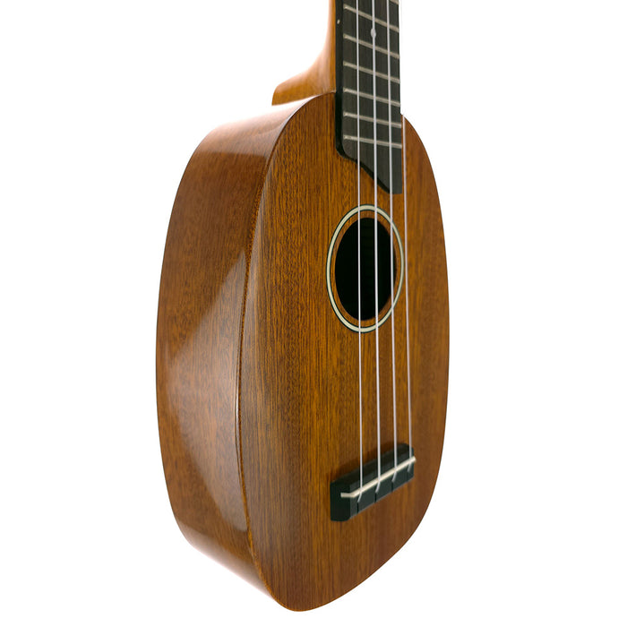 Ohana Solid Mahogany Pineapple Sopran (PK-25G) B-Ware