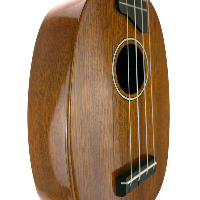 Ohana Solid Mahogany Pineapple Sopran (PK-25G) B-Ware