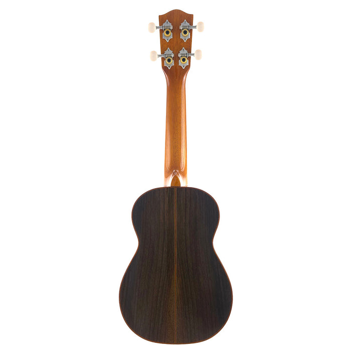 Ohana Solid Cedar / Rosewood Sopran (SK-50G) Rückseite