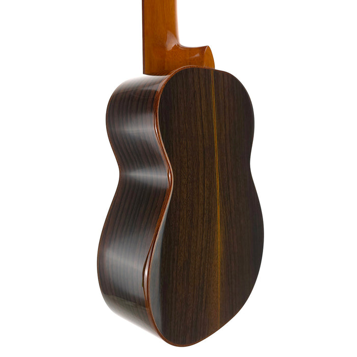 Ohana Solid Cedar / Rosewood Sopran (SK-50G) hinten links