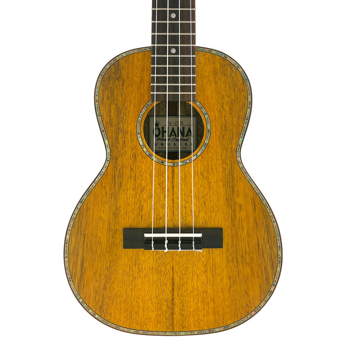 Ohana Solid Mango Limited Edition Tenor Ukulele (TK-220G) #260412 Decke
