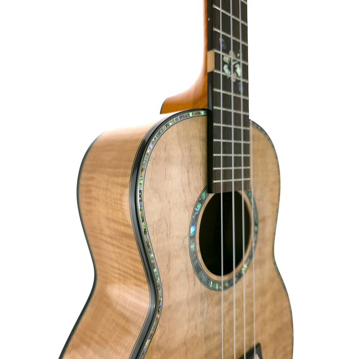 Ohana Quilted Eucalyptus Tenor Ukulele TK-450QEL Limited Edition 