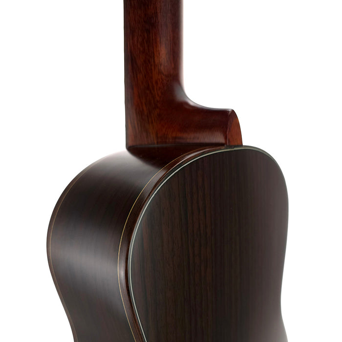 Ohana All Solid Cedar / Rosewood Tenor Ukulele (TK-55) #2609022 Halsfuss