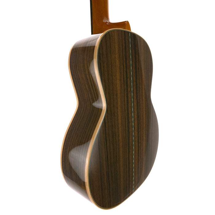Ohana Limited Edition All Solid Sinker Redwood / Rosewood Tenor Ukulele (TK-42) hinten links