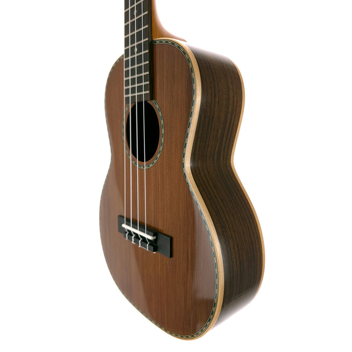 Ohana Limited Edition All Solid Sinker Redwood / Rosewood Tenor Ukulele (TK-42) rechts