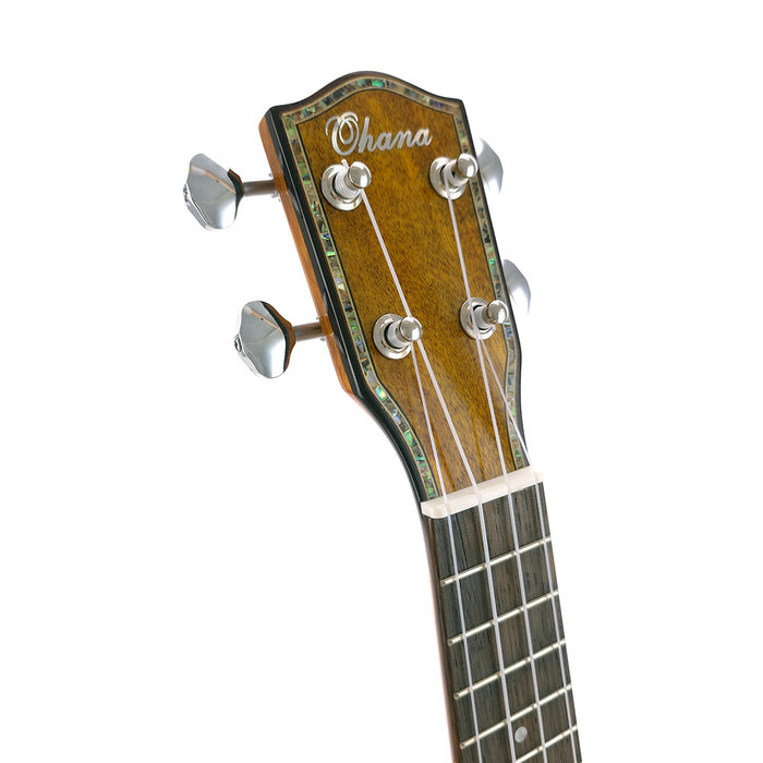 Ohana Solid Mango Pineapple Sopranissimo Ukulele (TTPK-220G) Kopfplatte