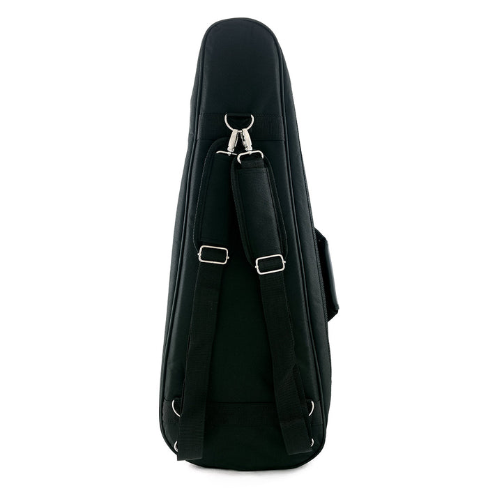 Ohana Deluxe Double Ukulele Gigbag für zwei Tenor-Ukulelen in schwarz/grau (DB2-27GY)