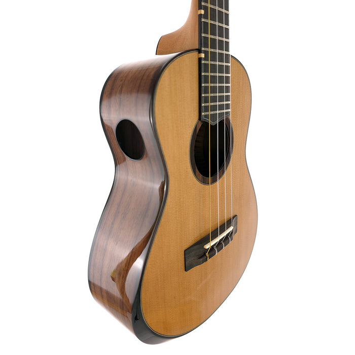 'Oli Cedar/Rosewood Gloss Tenor Ukulele L2-TCR #2501368 Korpus links