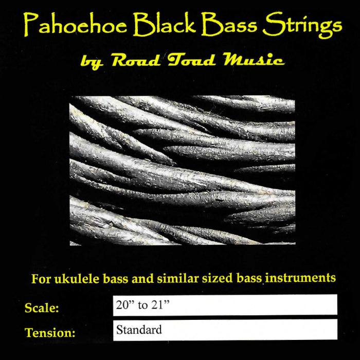 Pahoehoe Black Bass Strings