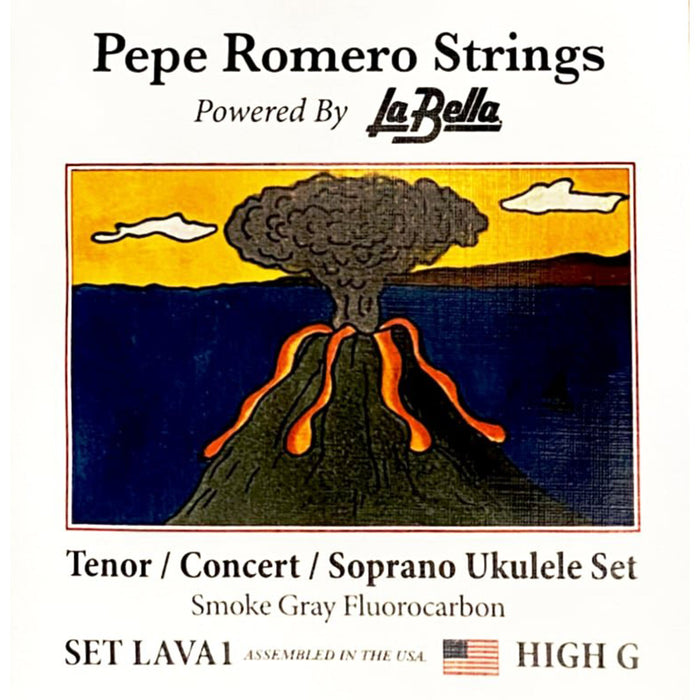 Pepe Romero Strings Soprano/Concert/Tenor Ukulele (LAVA1)