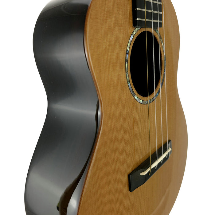 Romero Creations Grand Tenor Cedar/Rosewood Ukulele #21001 Detail